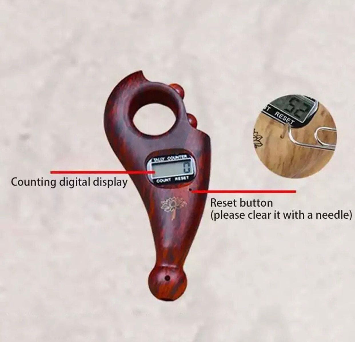 Rotating Prayer Beads With Digital Counter Portable Digital Finger Tasbeeh, Prayer Digital Tasbih For Meditation Relaxation, Portable Prayer Beads Counter Rotating Prayer Beads With Digital Counter Portable Digital Finger Tasbeeh, Prayer Digital Tasbih For Meditation Relaxation, Portable Prayer Beads Counter
